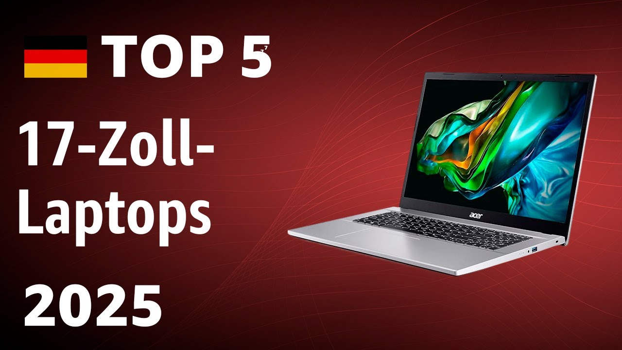 TOP&mdash;5. Beste 17-Zoll-Laptops. Test & Vergleich 2025
