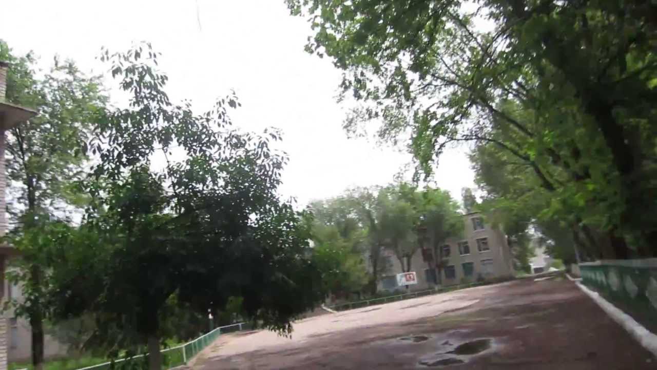 Дорога в школу №1 с. Мерке 2013 г.