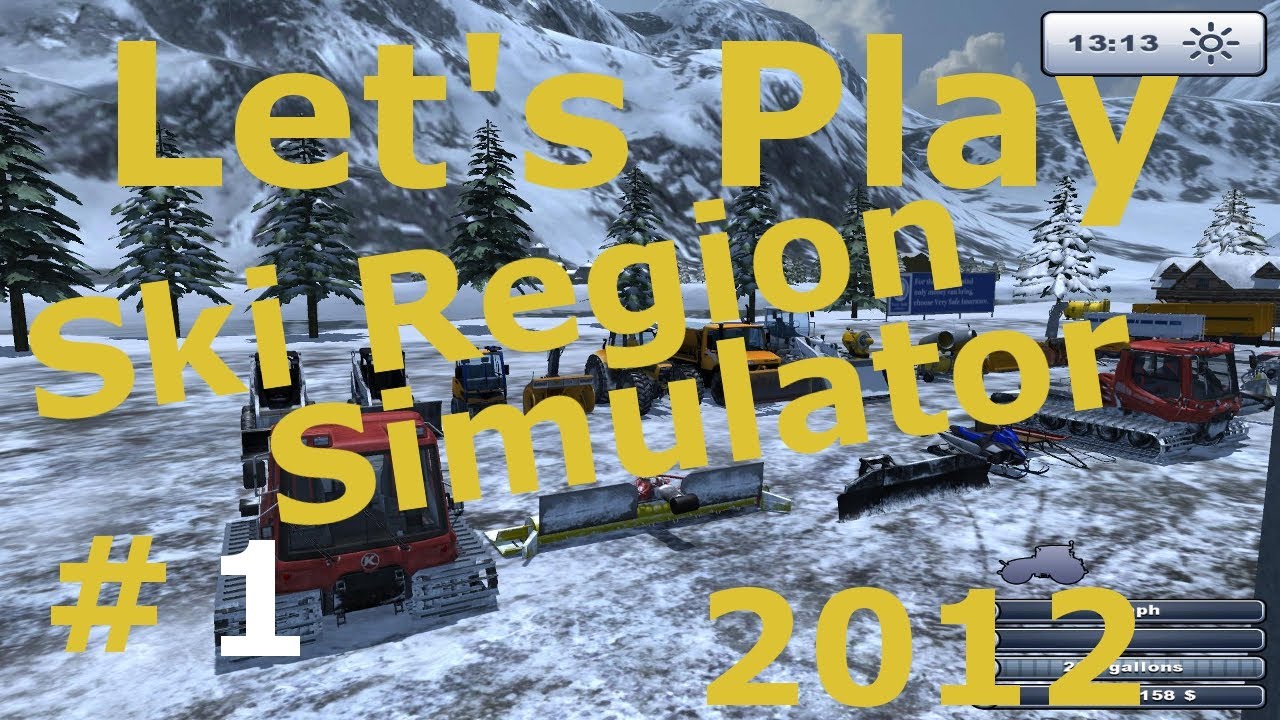 Let's Play #1 Ski Region Simulator - Gameplay