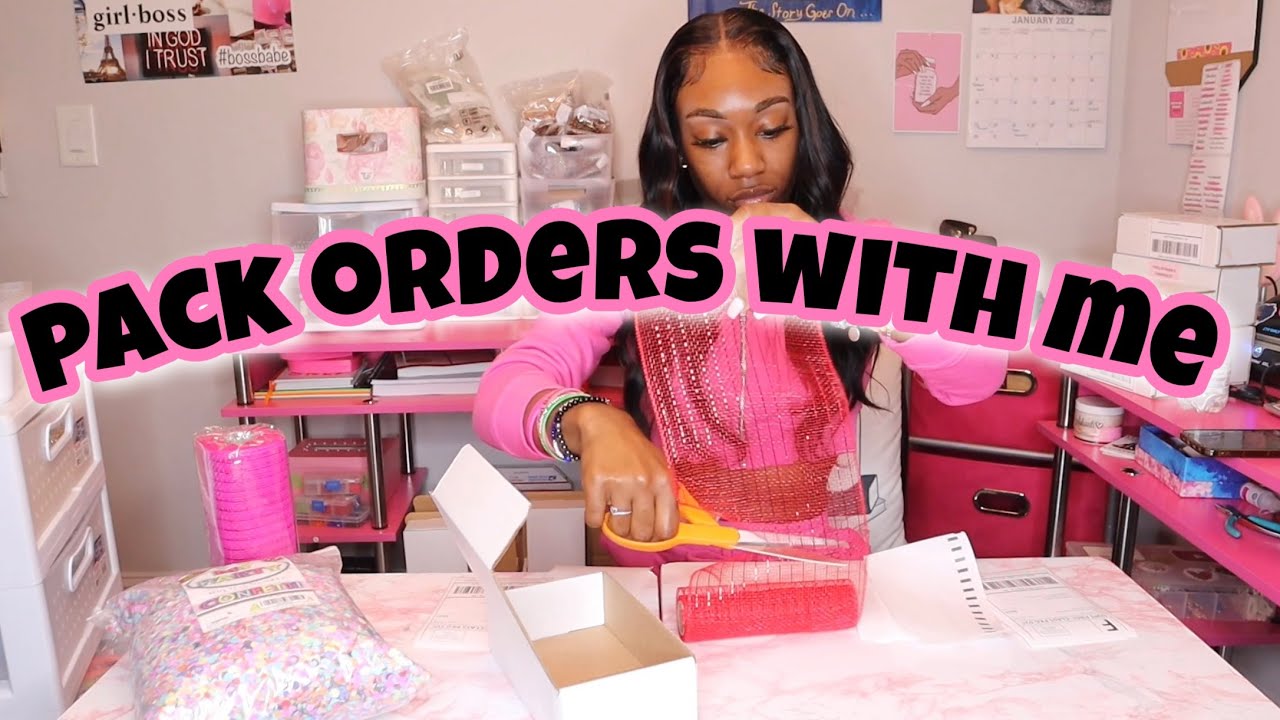 PACK ORDERS WITH ME | Entrepreneur Life Ep. 23 | CHARM BRACELET BUSINESS 💓