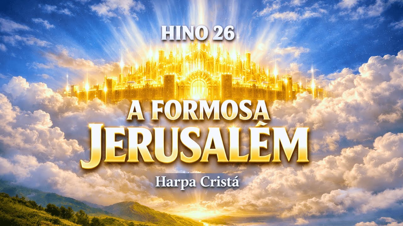 Hino 26 - A Formosa Jerusalém - Harpa Cristã - Louvor Tradicional - Hino Antigo da Harpa Cristã