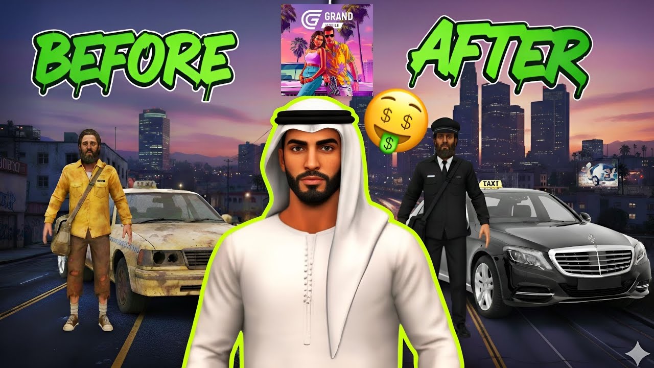 I Changed Random Taxi Driver's Life in Grand Mobile RP 🤑🔥