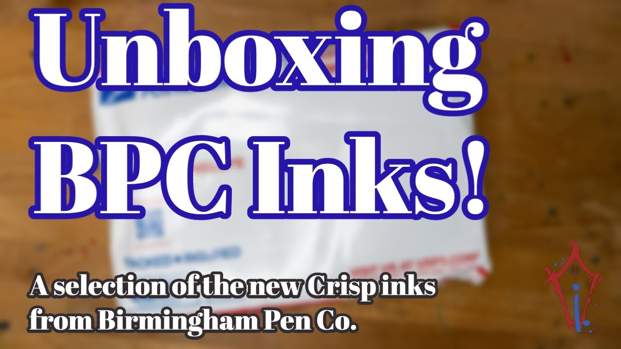 Unboxing Some New Birmingham Pen Co Inks!