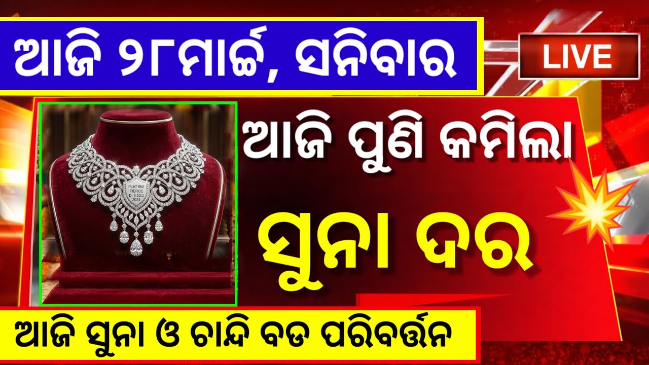 Today&rsquo;s Gold Rate in Odisha | Full Market Analysis | 28 March 2026