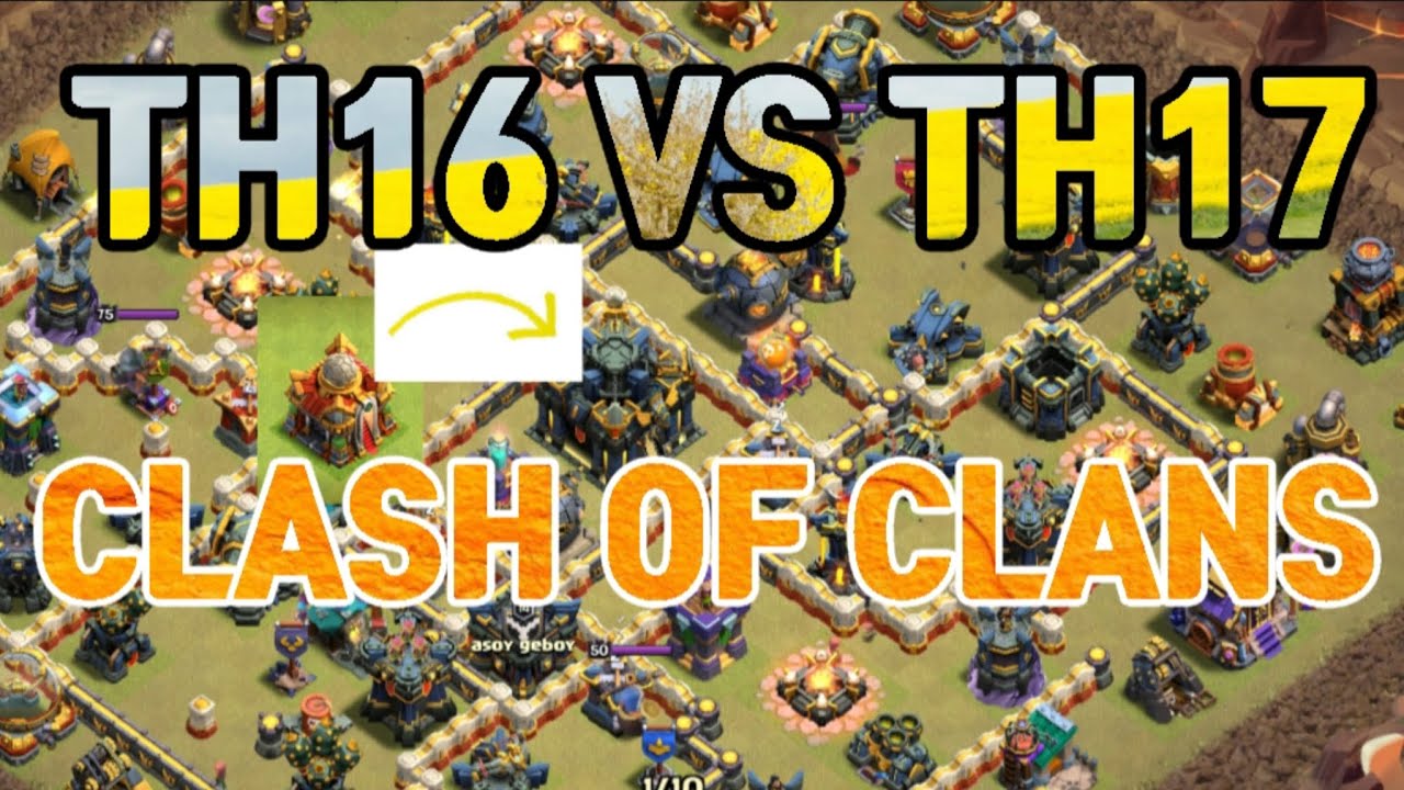 Th16vs Th17 ☠️☠️ CLASH OF CLANS #coc 