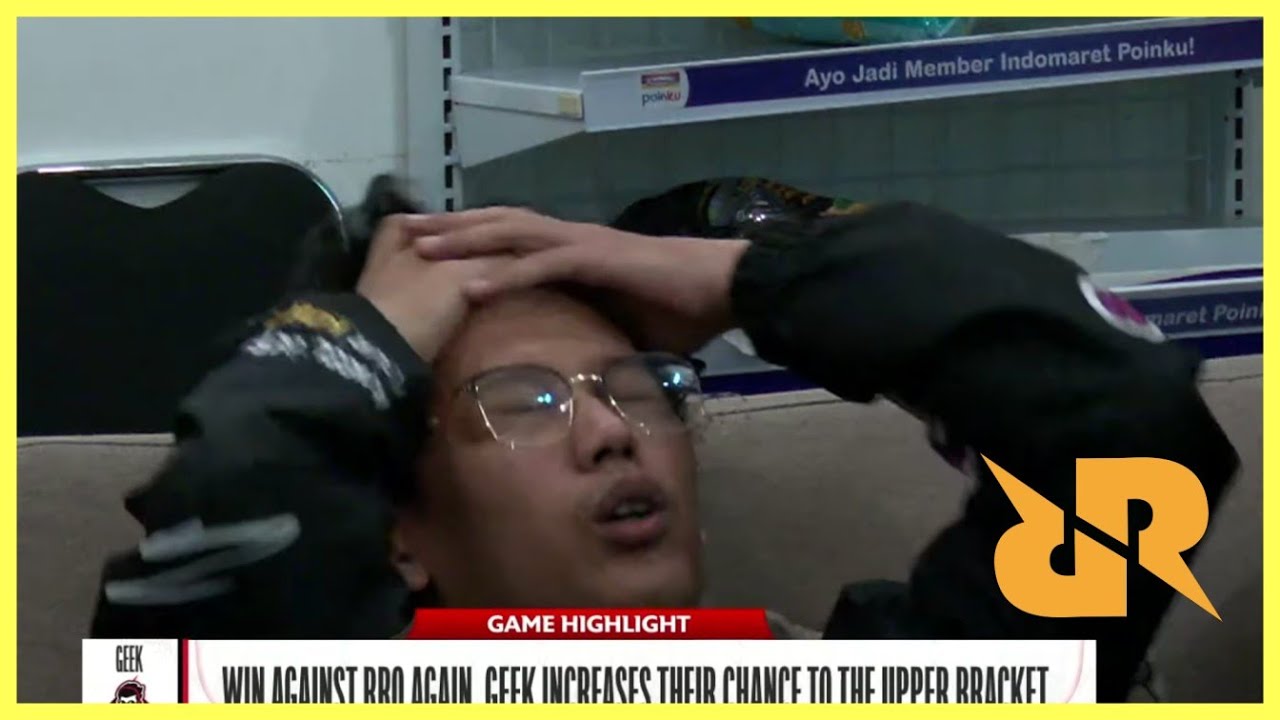 RRQ Head Coach sweating cold after losing to Geek Slate