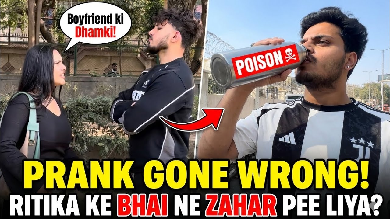 Soheal fit Prank gone wrong 😭// Ritika ka bhaiya toh gyo😢🤣 #Vlog #Prank
