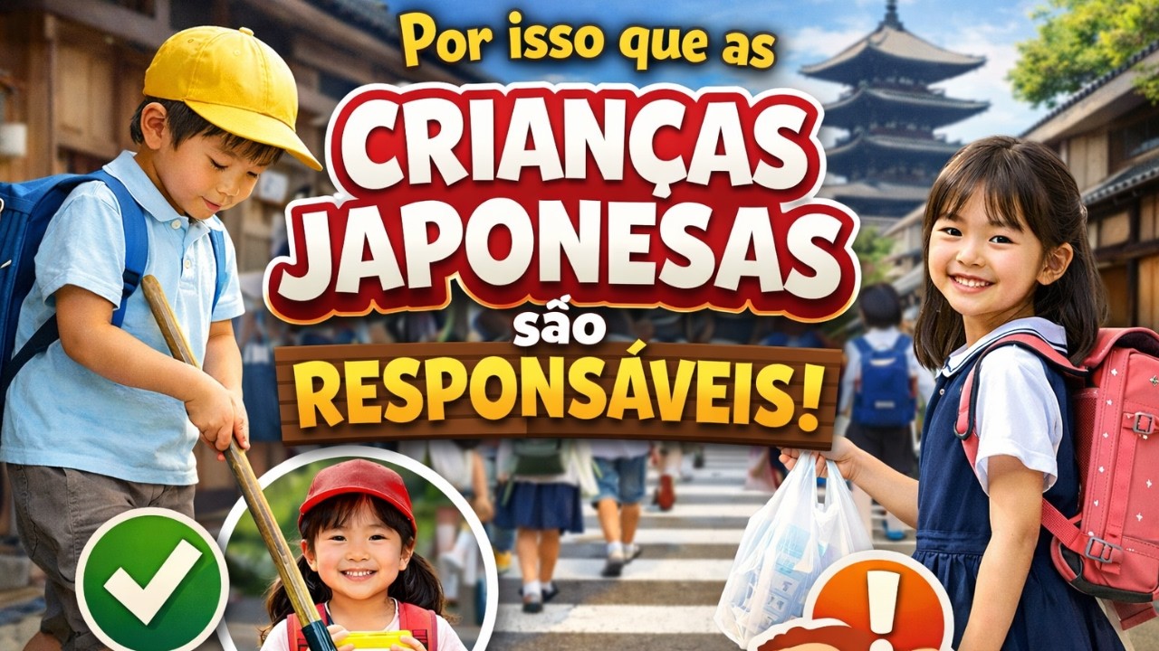 Porque crianças Japonesas são  mais responsáveis?