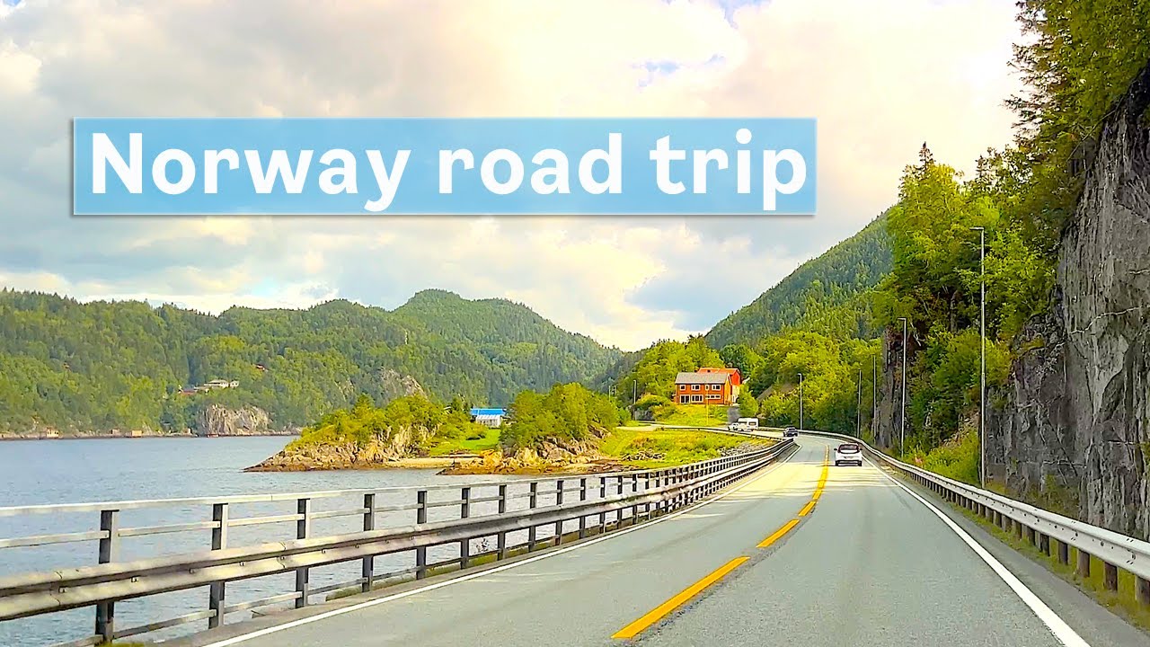 Norway Drive: Stav to Levanger | Through Stjørdal and Værnes Airport.