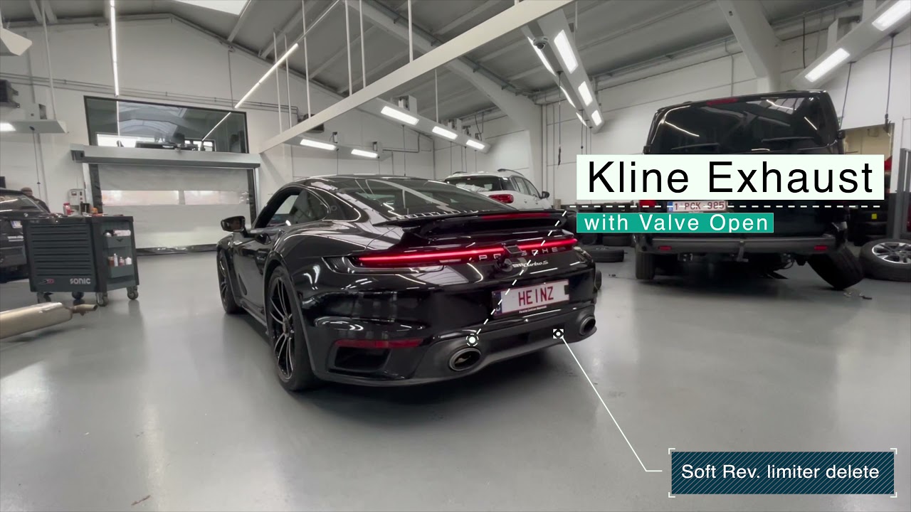 New Porsche 992 Turbo S with Kline Innovation Exhaust and 100 cell downpipes.