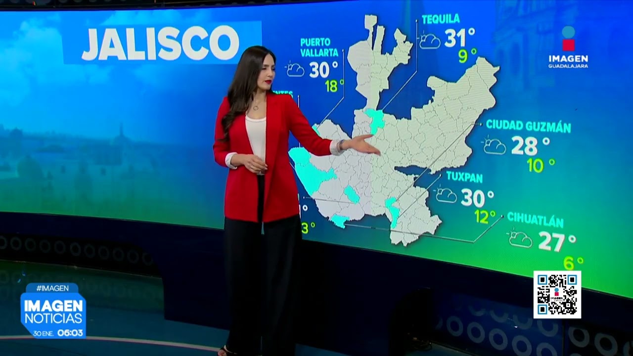 Pronóstico del tiempo Jalisco 30 de enero de 2026 | Noticias GDL con Erick Breguer