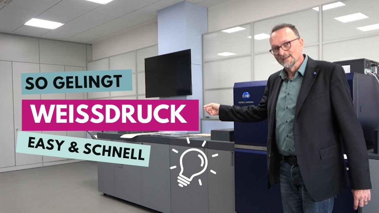 Weißdruck leicht gemacht: So stellen Sie die Parameter auf der AccurioPress-Serie ein