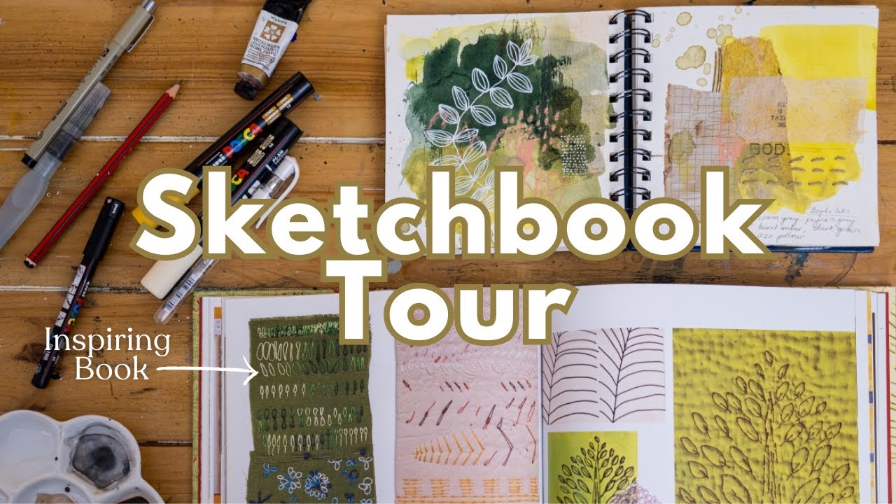 Sketchbook Tour + A Fabulous Book For Mark-Making Inspiration