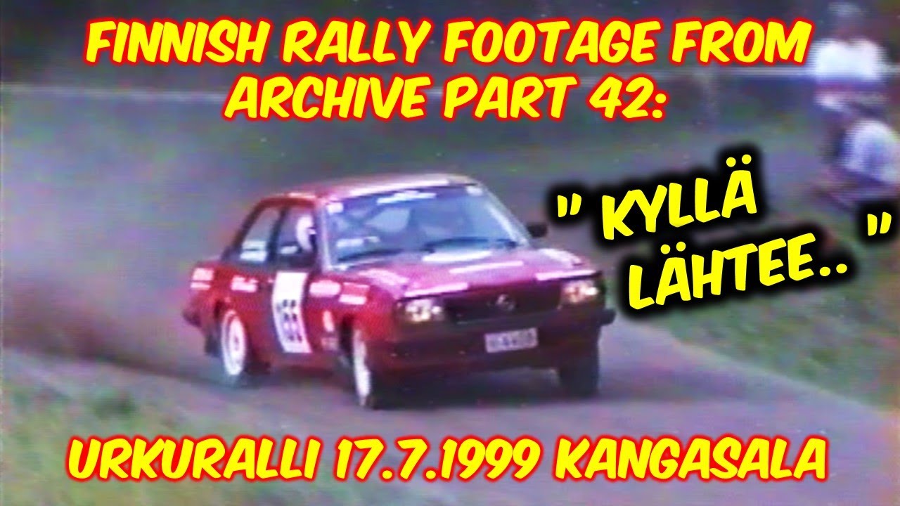 Finnish rally footage from archive part 42: Urkuralli 17.7.1999 Kangasala