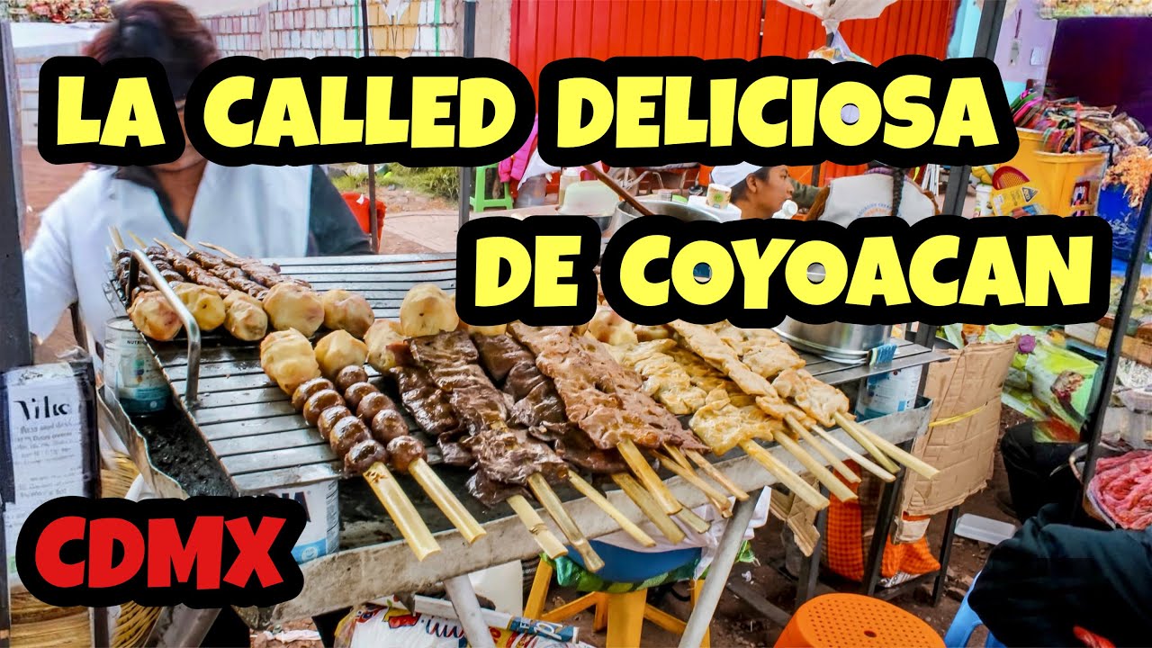 Avenida Cuauht&eacute;moc en Coyoac&aacute;n CDMX 🇲🇽 | Comida Callejera, Elotes y Ambiente de Fin de Semana