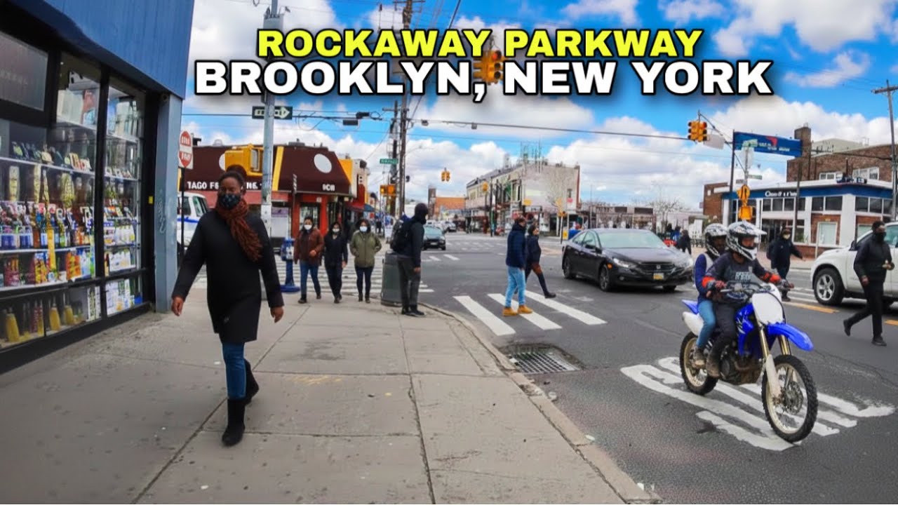 Rockaway Parkway Walking Tour 4K | Canarsie Brooklyn New York City Virtual Walking Tour