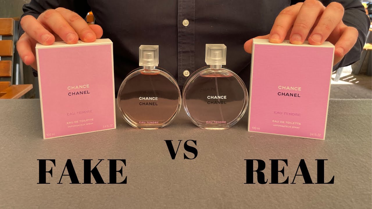 Fake vs Real Chanel Chance Eau Tendre Perfume