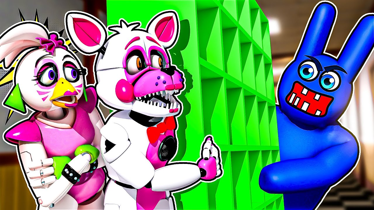 Trapped In Mo’s Academy with Funtime Foxy and Glamrock Chica