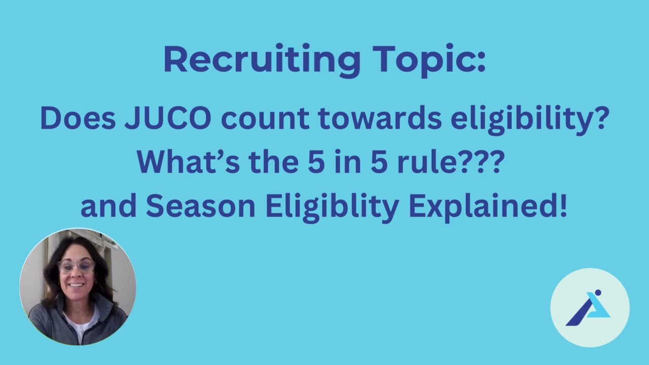 Recruiting Topic: Does JUCO count toward eligibility? 5 in 5 rule?Seasons of Eligibility explained!