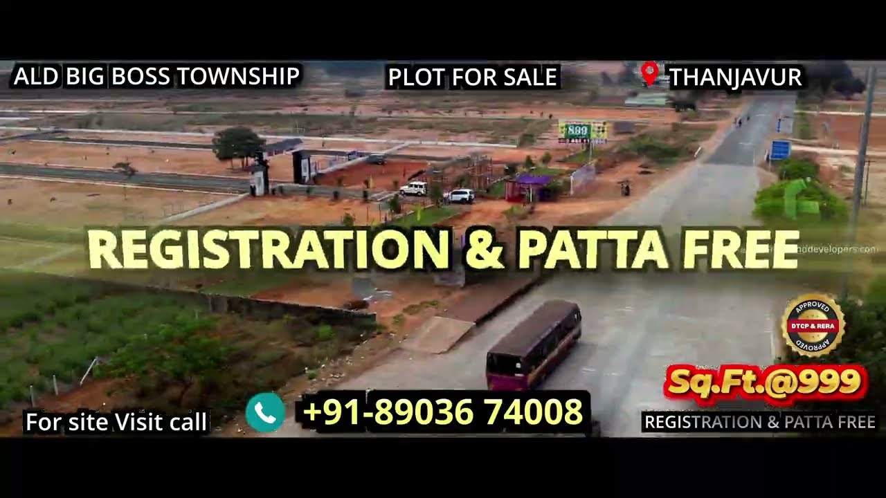 Big Boss Township A Landmark Investment Opportunity | Aaruthranland Developers #plotsforsale