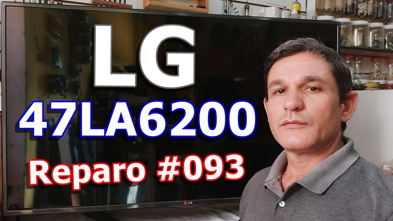 LG 47LA6200 - PISCA A LOGO, DEPOIS APAGA, TEM SOM MAS SEM A IMAGEM Vídeo Nº 093 #alexeletrônica