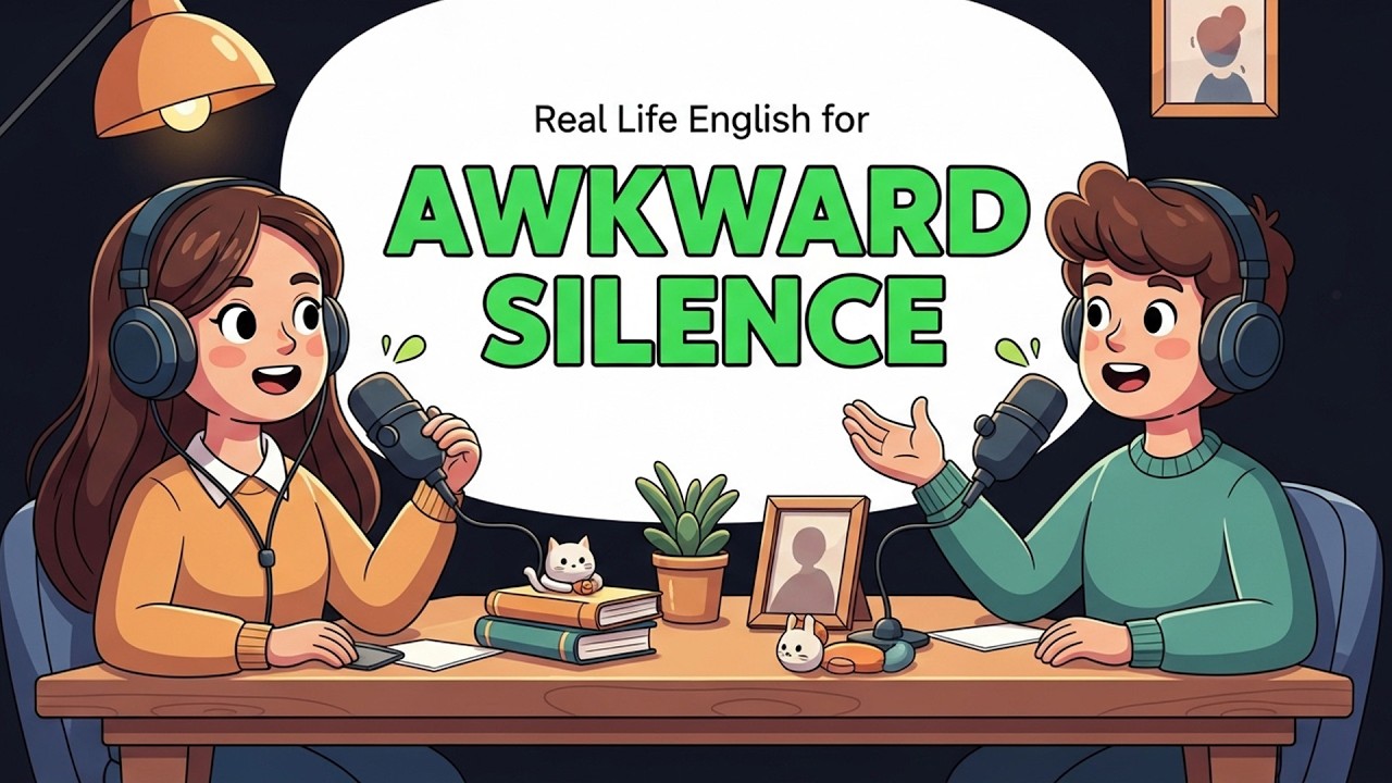 Real Life English for Awkward Silence | English Podcast for Speaking Fluency