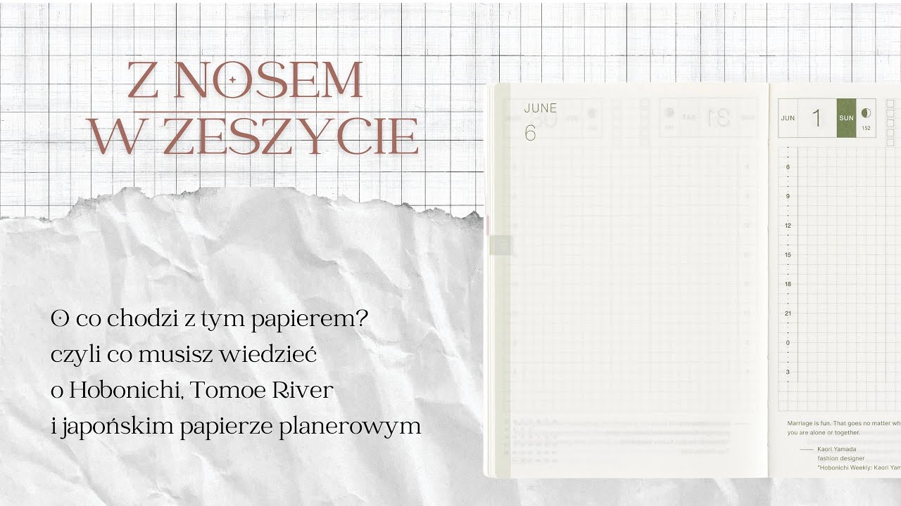 O co chodzi z tym papierem? Tomoe River, Hobonichi i co będzie szeleścić w planerach w 2026 roku