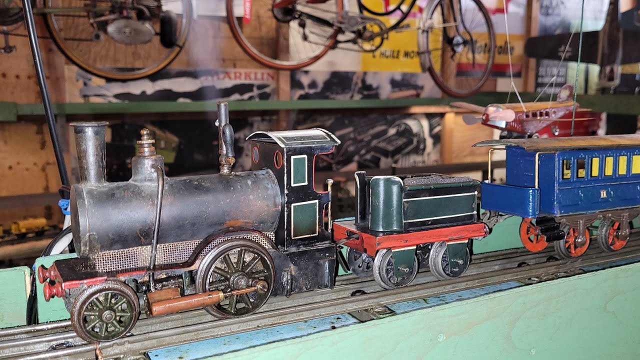 Firing up a 100+ year old Schoenner locomotive 1 scale