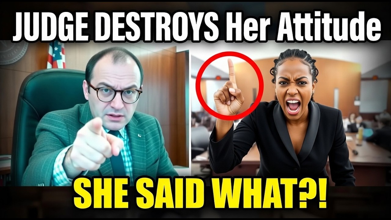 Judge David Fleischer DESTROYS Defendant's Attitude After She Says This ONE Word