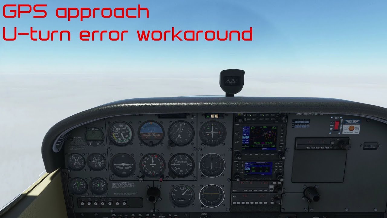 FS2020 - GPS U-turn error workaround