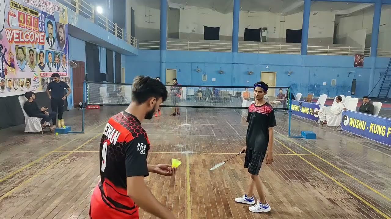 Local badminton tournament | Abdullah javed & Rehman vs Waleed & Saqib | #badminton 