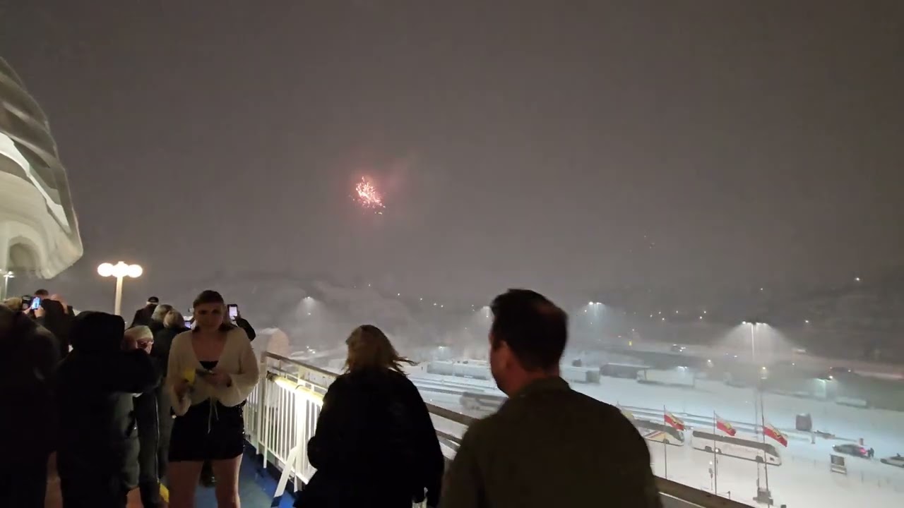 Firade in det nya året på Birka Gotland i Stockholm 🍾🍾🎇🎆🥂