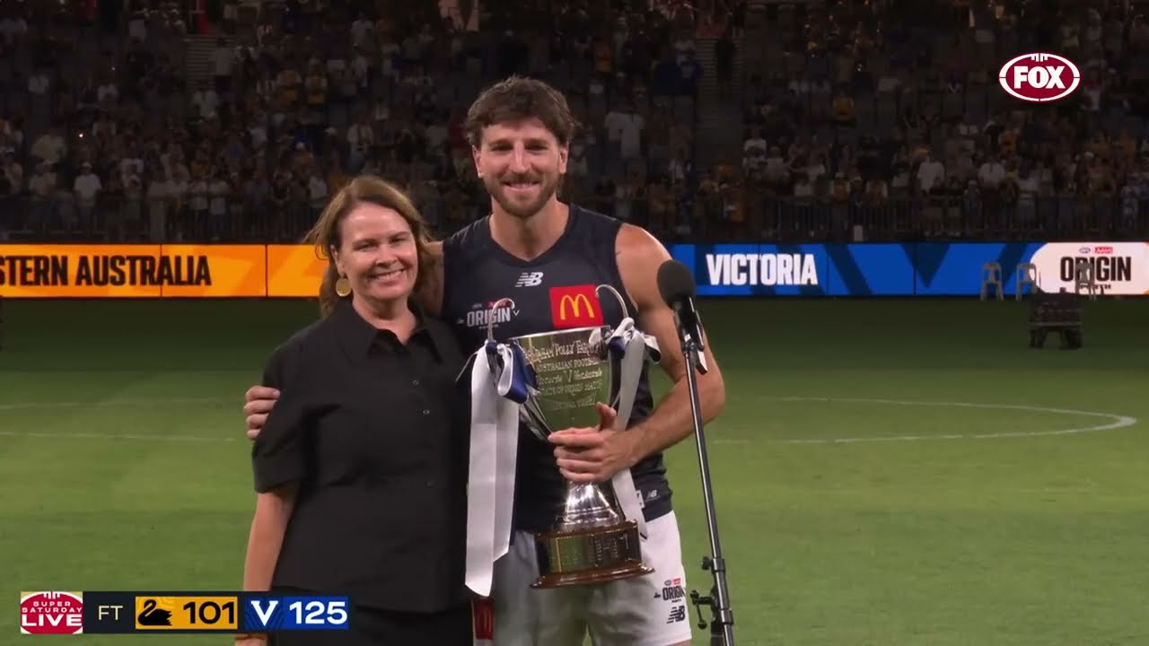 Marcus Bontempelli - AFL Origin 2026 Post Game Speech - VIC @ WA - Bont