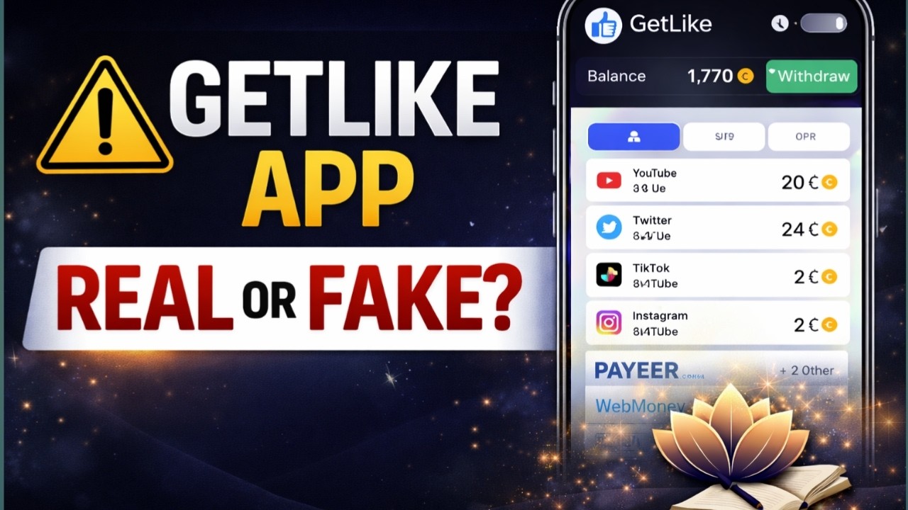GetLike App Se Dollar Earn? GetLike Full Review