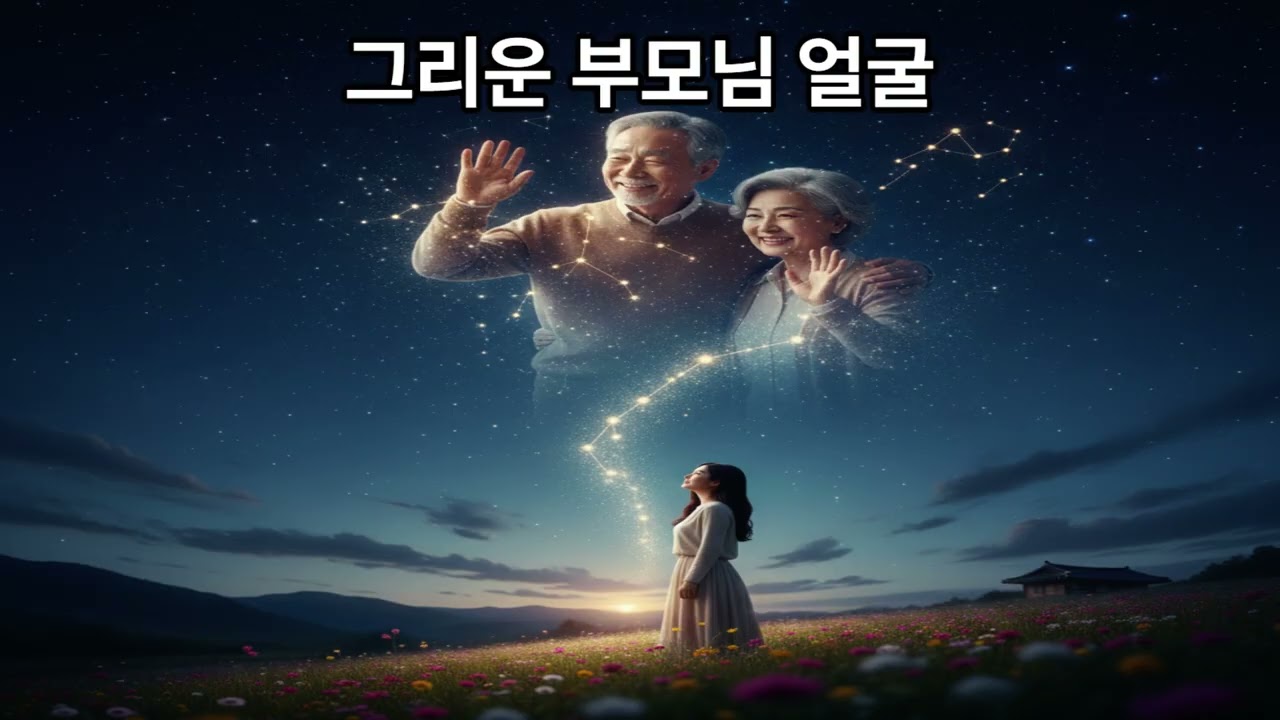 그리운 부모님 얼굴(작사 하늘소망)#새노래 #찬양 #하늘아버지 #하늘어머니 #자녀 #새노래로찬양을 #그리운사랑의노래 #그리운부모님