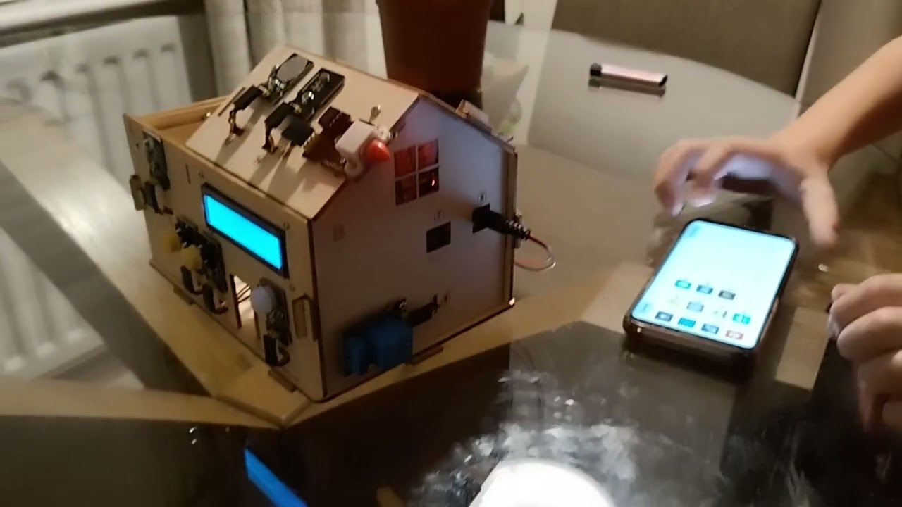 Arduino Uno Keyestudio Smart house build demo and features