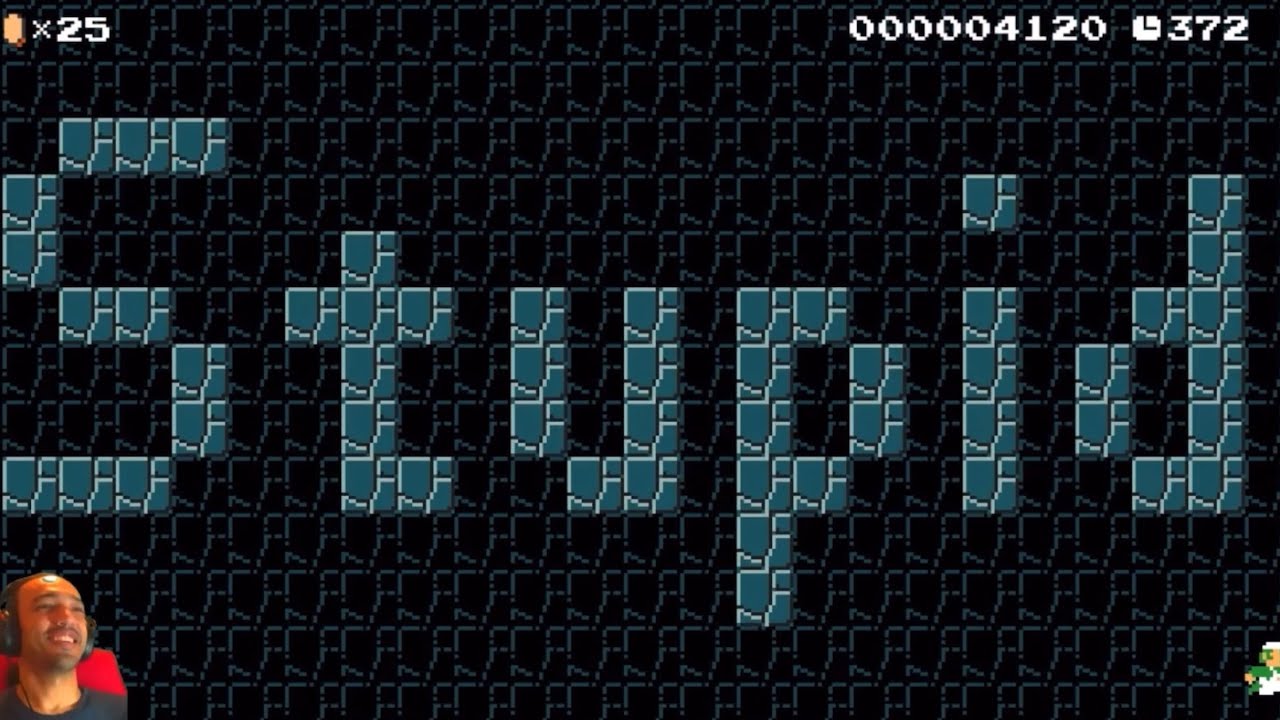 The idiot test TROLL Mario maker 2