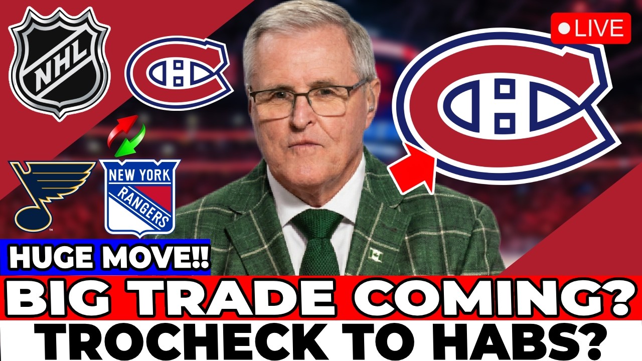 NHL DEADLINE: Habs eyeing Trocheck and the Truth about Goalie Targets! MONTREAL CANADIENS NEWS