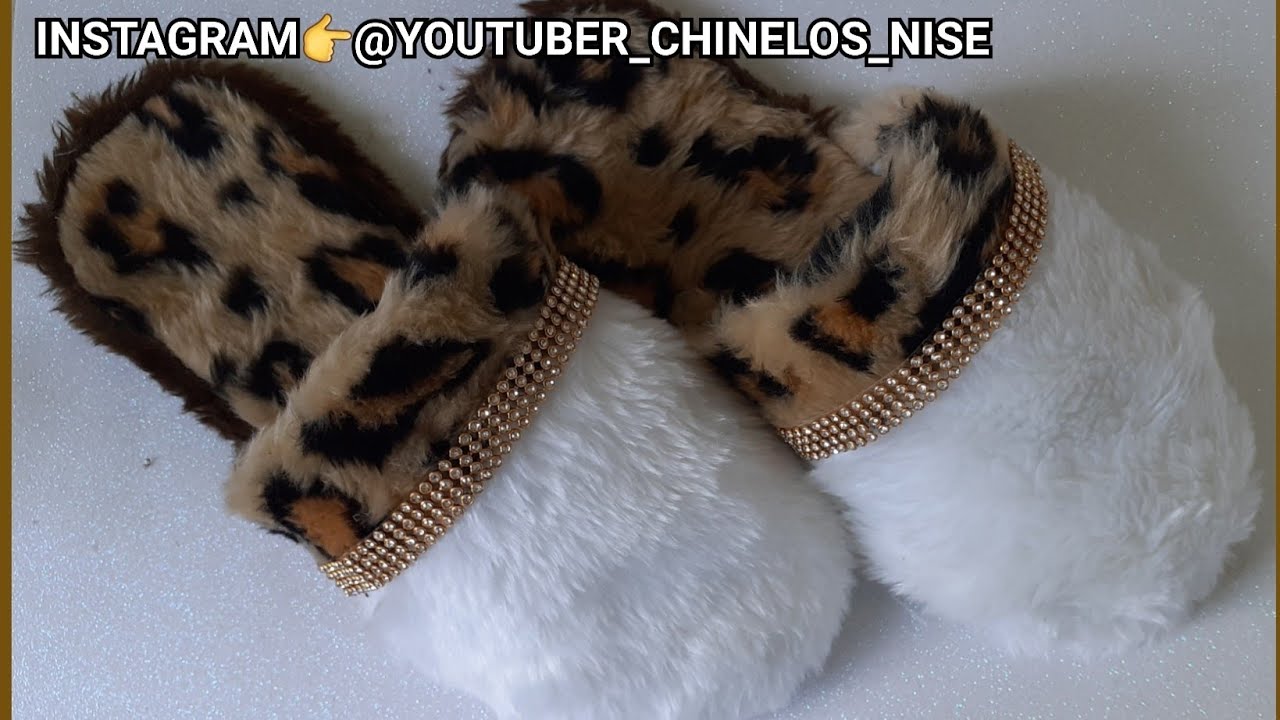 PANTUFA FECHADA DE PELÚCIA