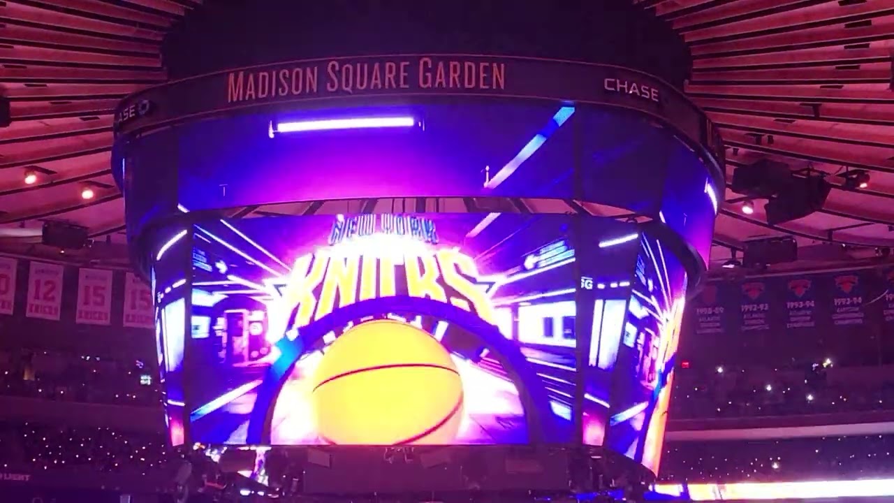 Boston Celtics Road Intro 2024 vs New York Knicks @ Madison Square Garden