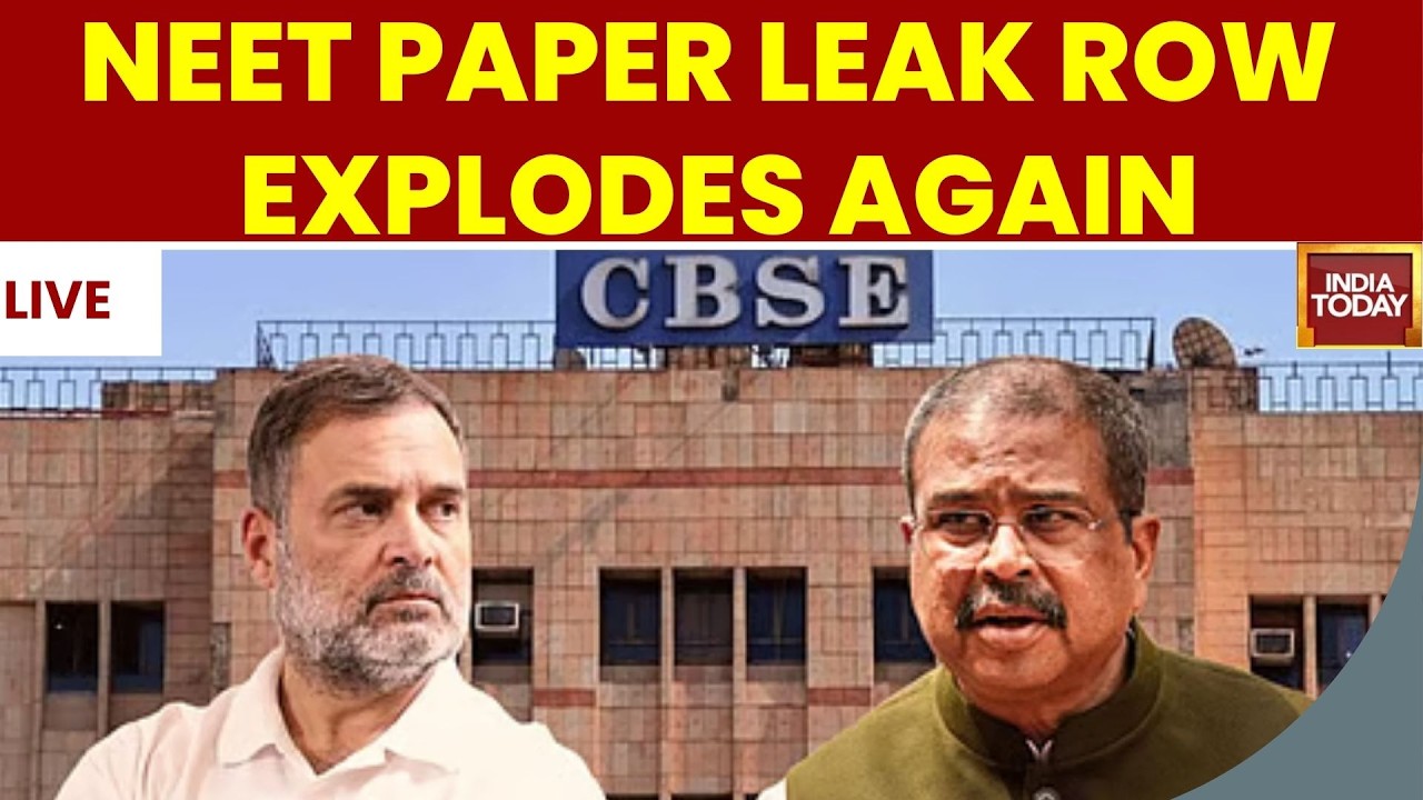 Rahul Gandhi Takes Exam Row To Streets LIVE |NEET Paper Leak, CBSE Mess As 'Rahul Weapon'  |Congress