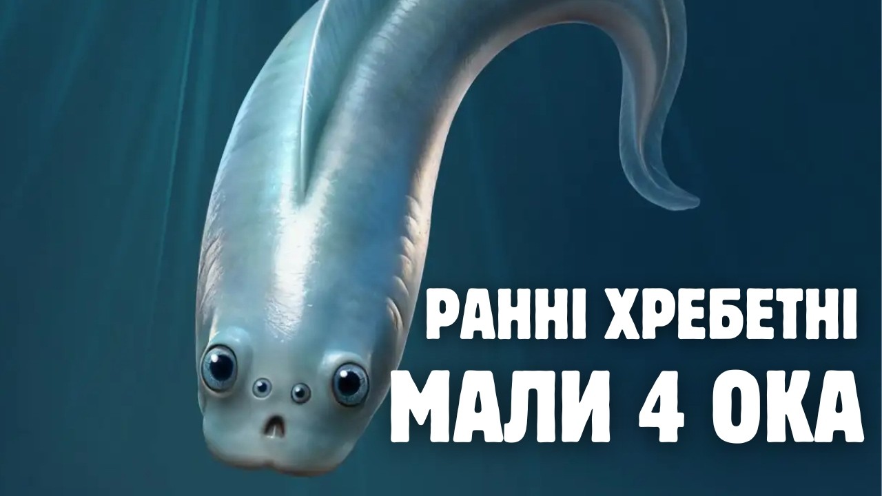 Перші хребетні мали дві пари очей?