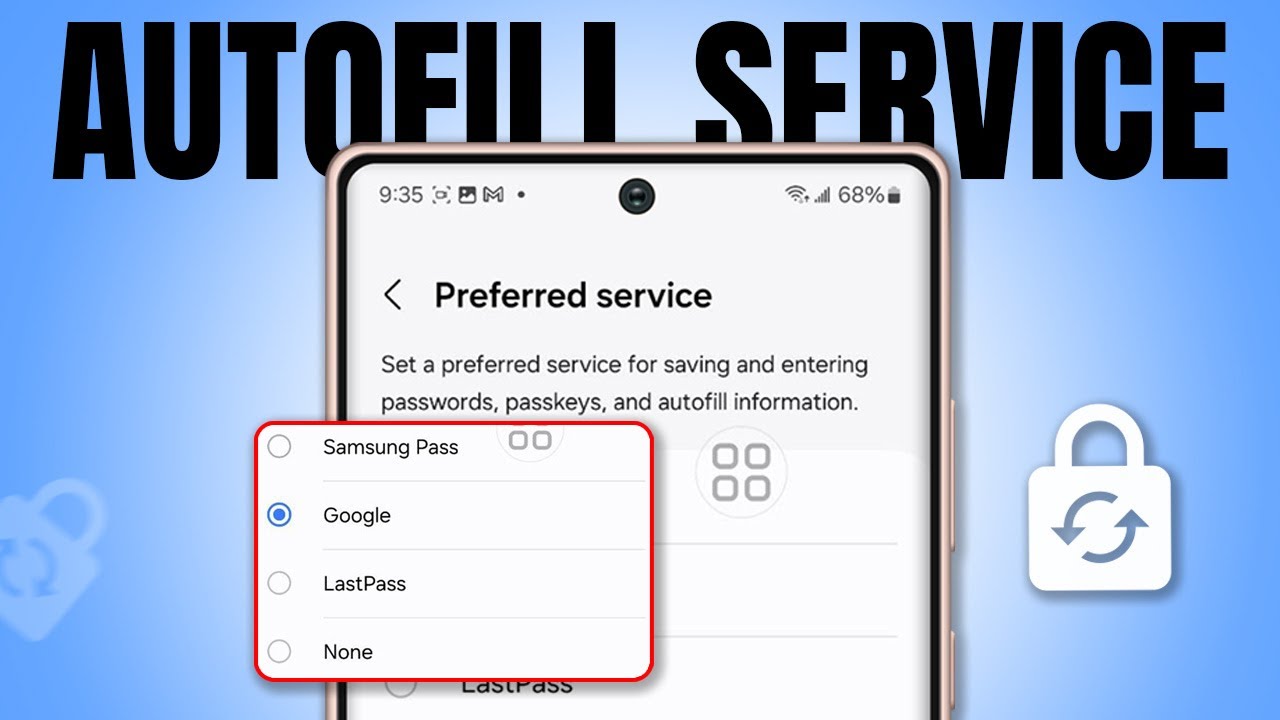How to Set Autofill Service to Google or Samsung Pass to Save Username Password on Samsung Phone
