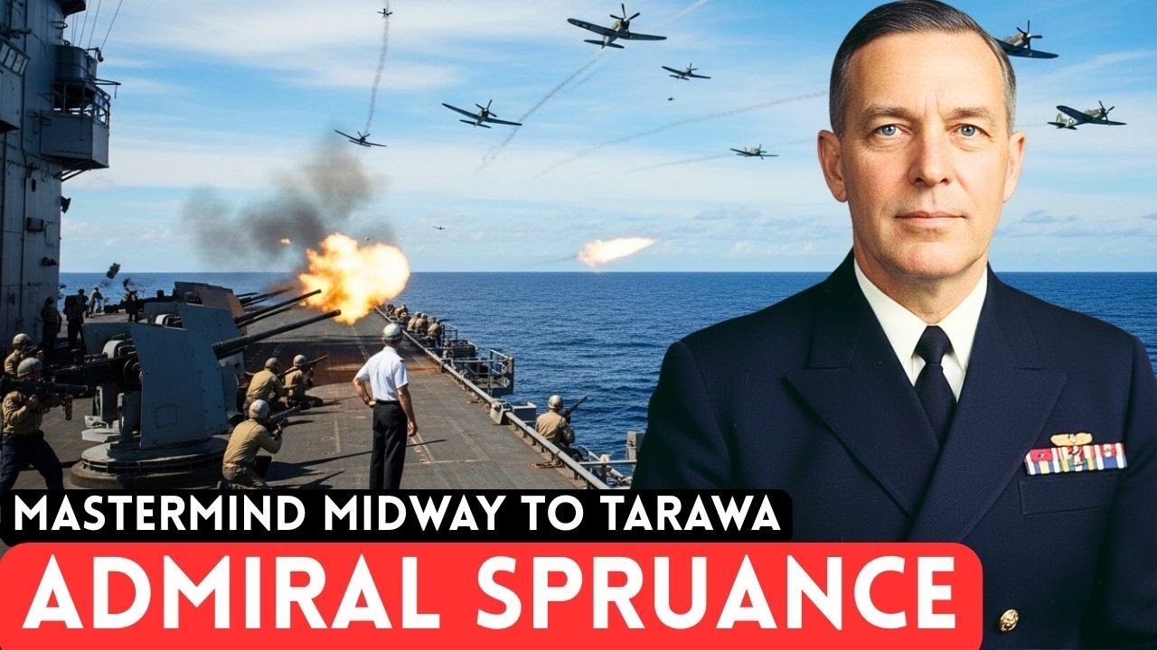 Fall Asleep To | Complete History of Admiral Raymond Spruance | WW2 Relaxing Naval War Documentary