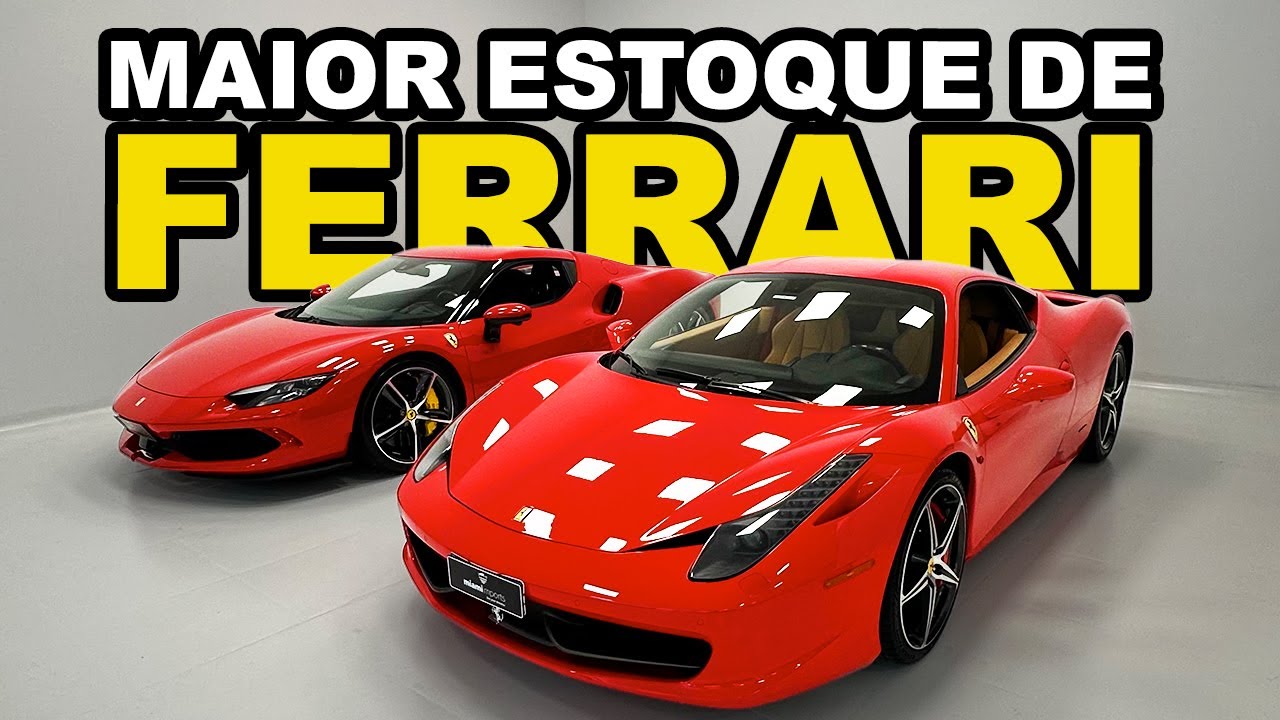O MAIOR estoque de FERRARI de BALNEÁRIO CAMBORIÚ!