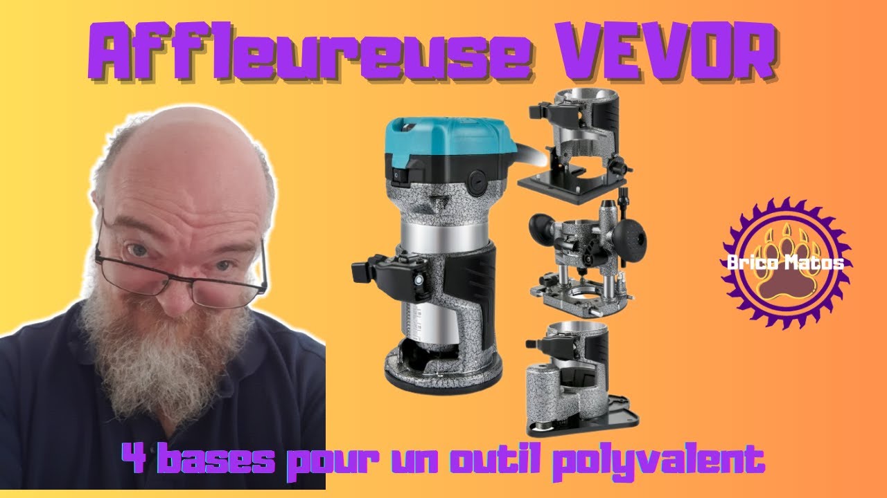 VEVOR affleureuse