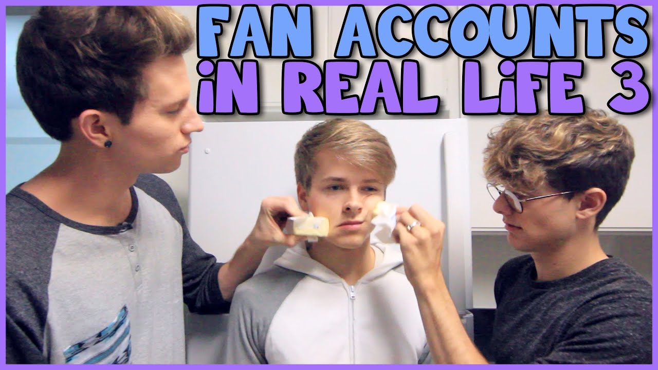 FAN ACCOUNTS IN REAL LIFE 3 w/ LUKE & MIKEY