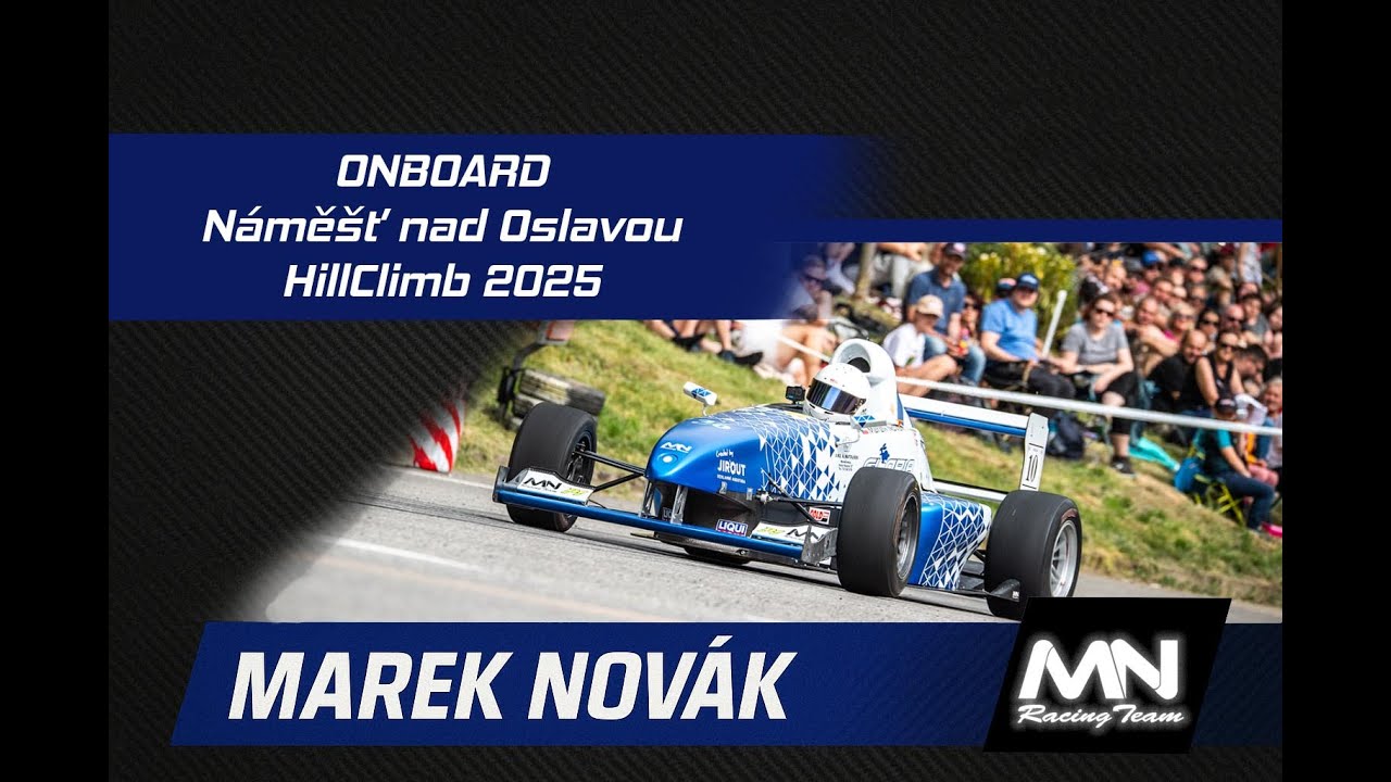 Náměšť nad Oslavou  HillClimb Race 2025 Onboard Marek Novák Gloria C8F