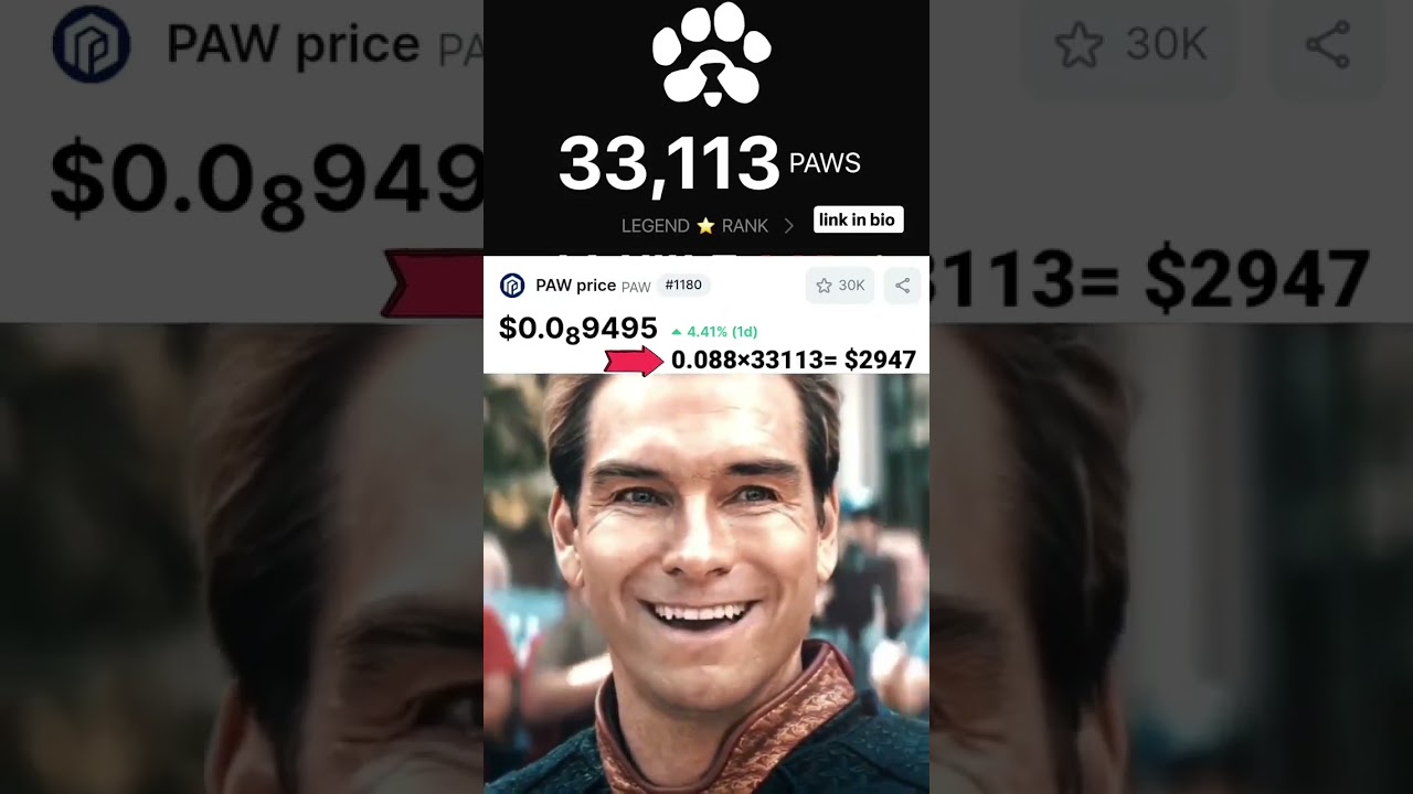 Paws Airdrop Listing Date | Paws Price Prediction | Paws Airdrop Withdrawal Process | #shorts