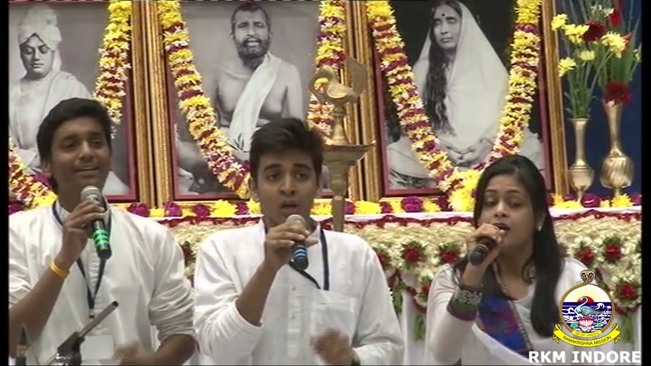 Hey Vivekananda Swami : Hindi Bhajan by students of Ramakrishna Mission Vidyapeeth Indore